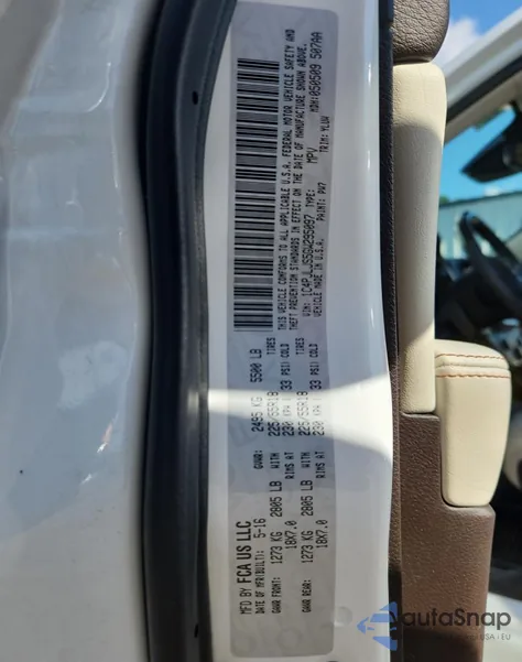 2016 Jeep Cherokee Overland из США, поврежденный, VIN 1C4PJLJS5GW295097